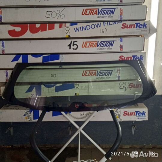 Стекло заднее кia sorento 09-12 год