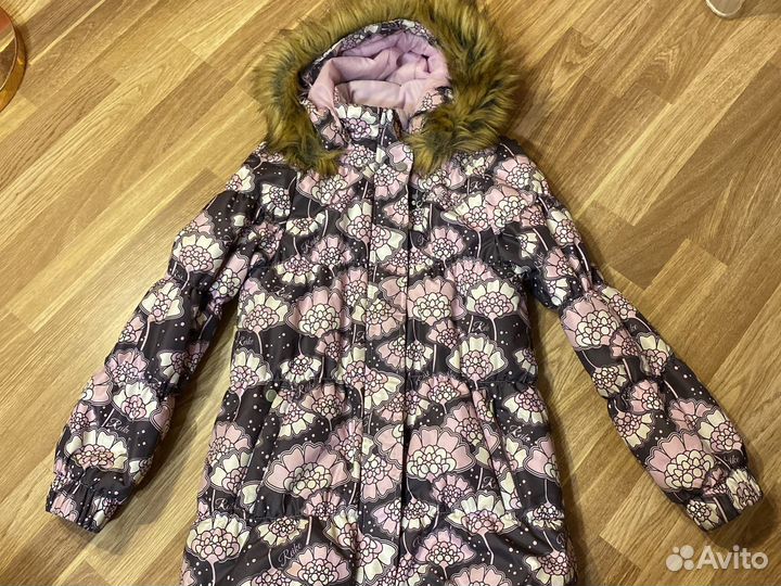 Куртка зимняя для девочки на рост 140-146 Рейке
