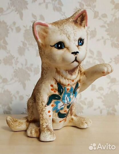 Фигурка Котик керамика