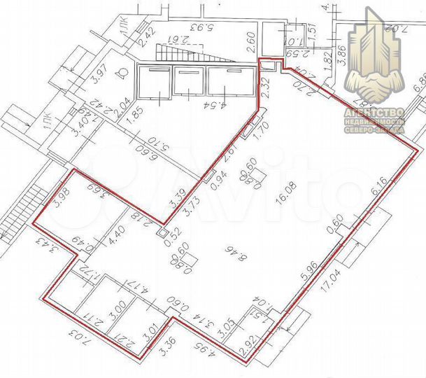 Продажа помещения с сетевым арендатором, 180 м2