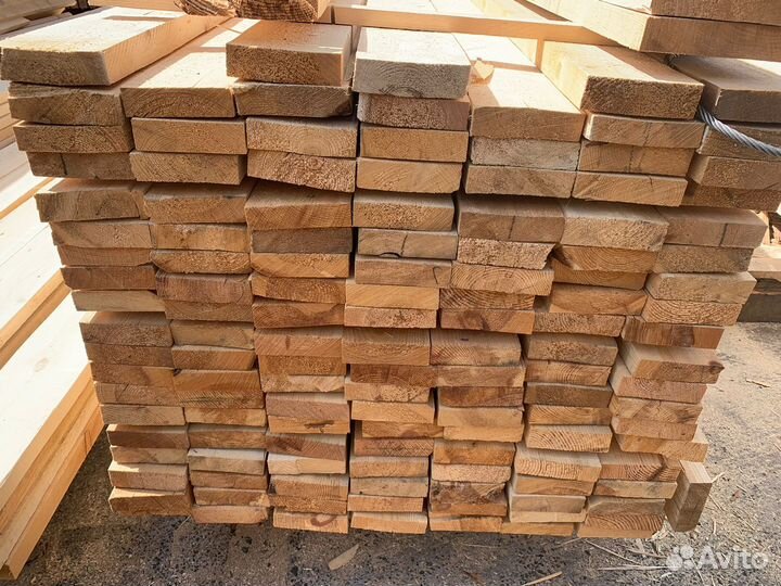 Доска обрезная хвоя 50x100x6000