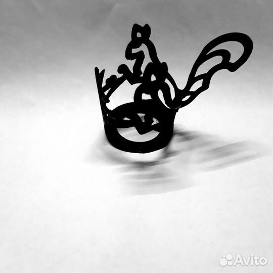 Кукольный детский подстаканник СССР, силумин