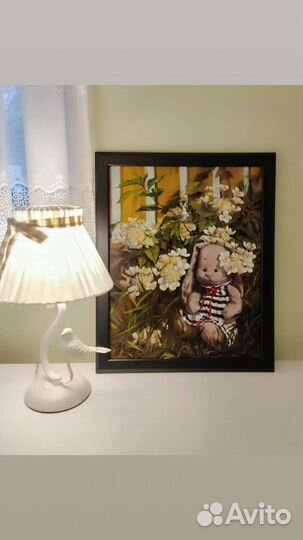 Картина маслом на холсте в раме 