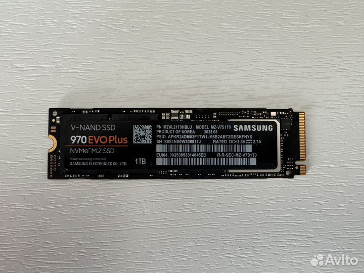 SSD m2 Samsung 970 evo plus 1tb