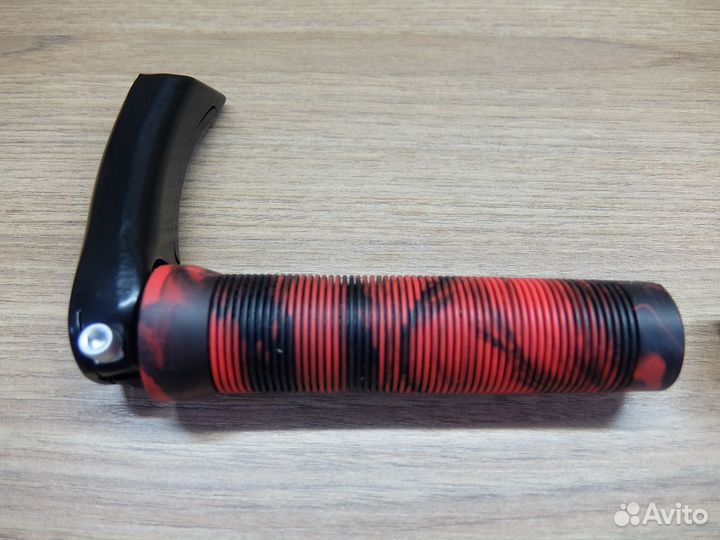 Грипсы (ручки) велосипедные New Rubber с рогами
