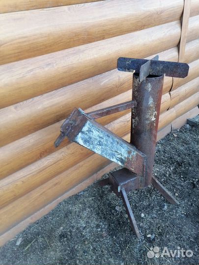 Печка для казана с трубой