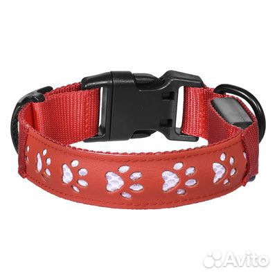 Tappi амуниция Светодиодный ошейник Нокко красный