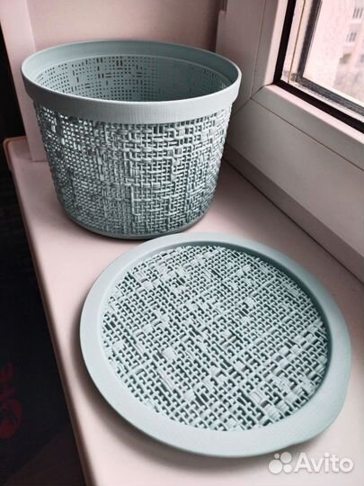 Корзина 2л с крышкой для хранения idea