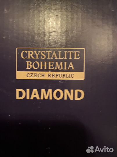 Ваза хрустальная богемия чехия