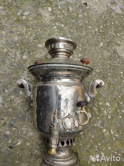 Самовар на дровах старинный 19 век