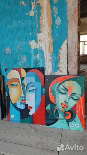 Картина акрилом