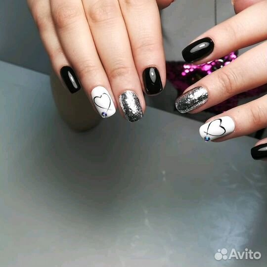 Маникюр и педикюр комбинированный
