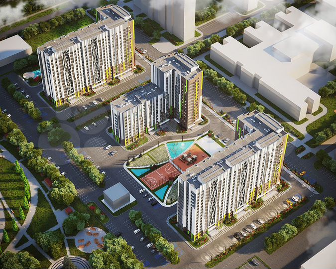 3-к. квартира, 69,5 м², 15/16 эт.