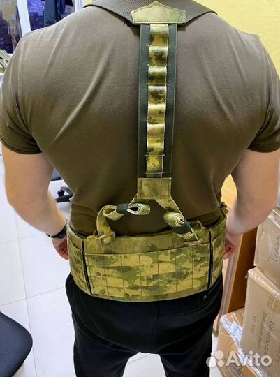 Боевой пояс с баллистической защитой и лямками Бр1