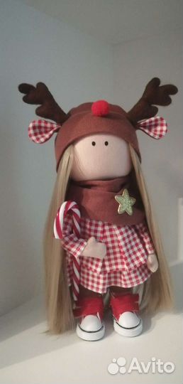 Кукла текстильная