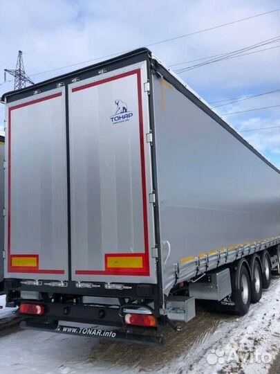 Полуприцеп шторно-бортовой Тонар T4-16V (97882), 2024