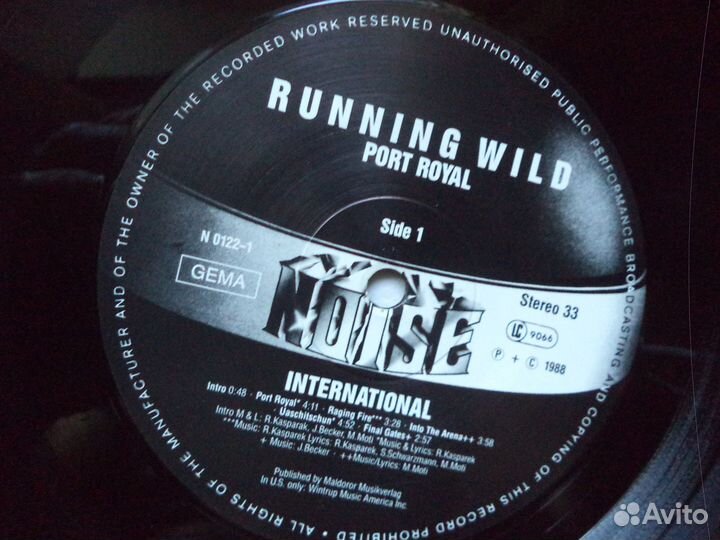 Running Wild – Port Royal LP(Винил)