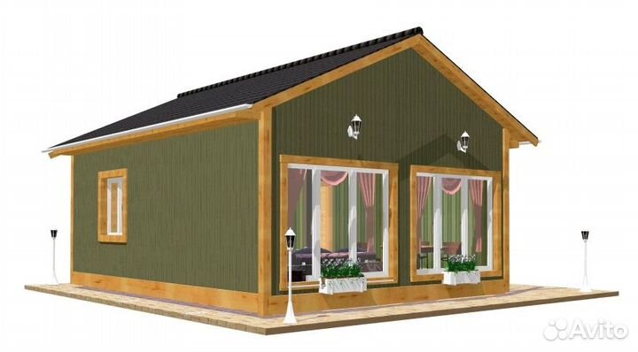 Дом бк 112 (6х8м)