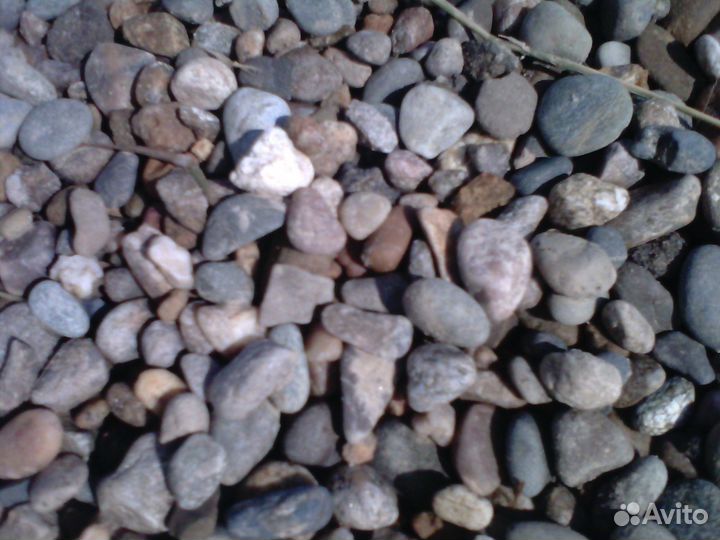 Щебень муровой, галька, мергель,песок