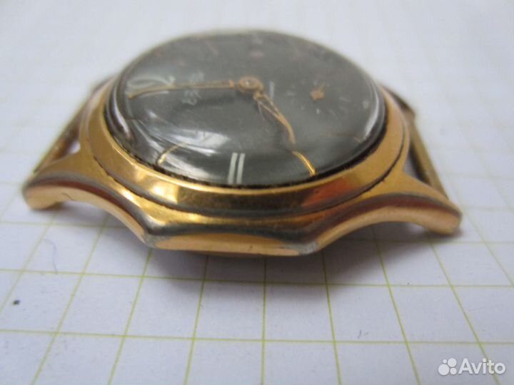 Часы Восток Командирские позолоченные AU