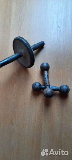 Гантели по 0,5 кг и диск