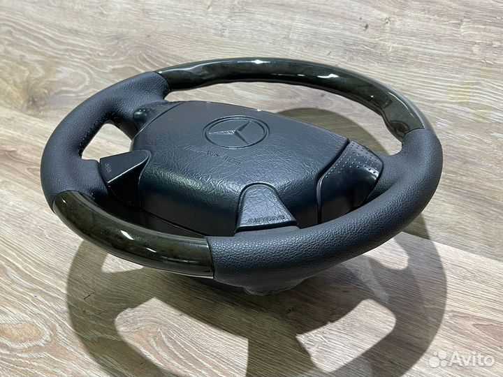Руль AMG w208 с деревом avangarde