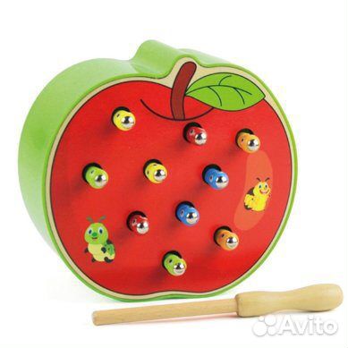 Развивающие игрушки Магнитная рыбалка клубничка