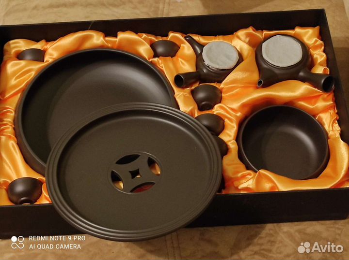 Набор для чайной церемонии глиняный 12 предметов