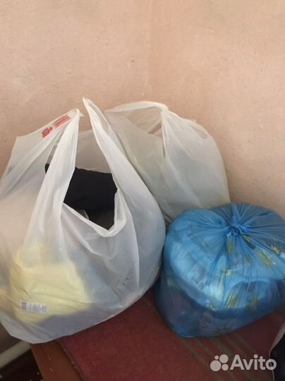 Вещи пакетом взрослые и детские.Самокат детский