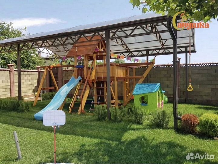 Детская спортивно игровая площадка Савушка Люкс 6