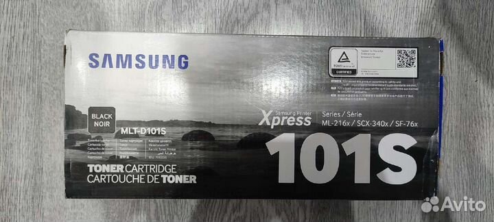 Тонер-картридж Samsung MLT-D101S Оригинальный
