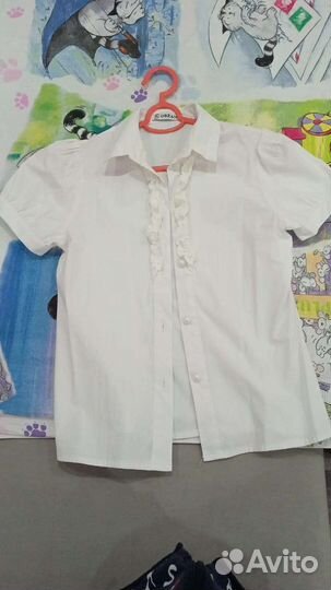 Блузки для девочки 134