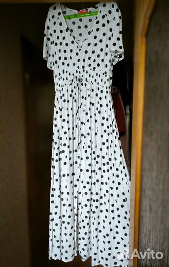 Платье летнее в горох