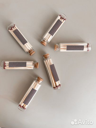 Спички в колбе для свечей