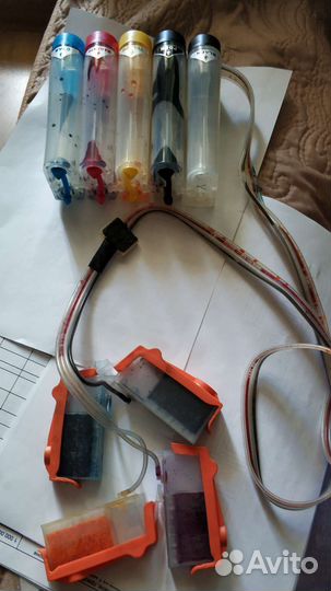 Система для непрерывной подачи чернил