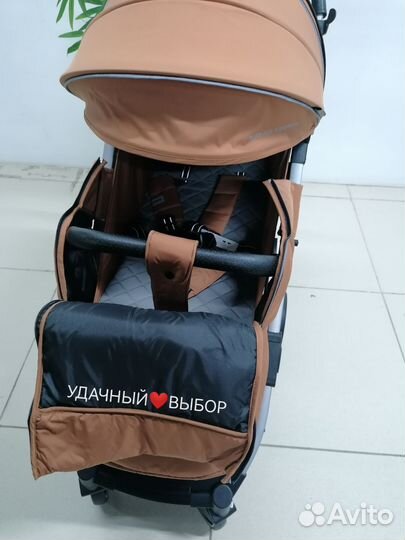 Новая коляска Luxmom T9 (амбровый)