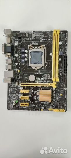 Материнская плата LGA1150 asus H81M-plus