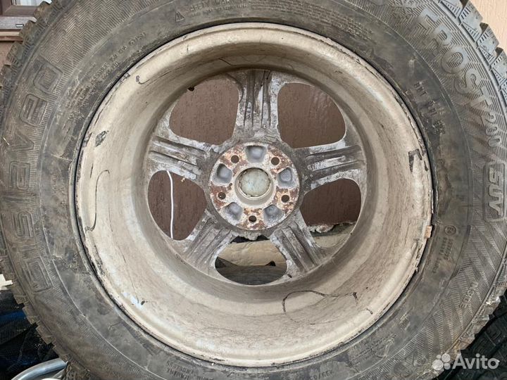 Диски с зимней резиной от Hyundai Santa Fe 2007