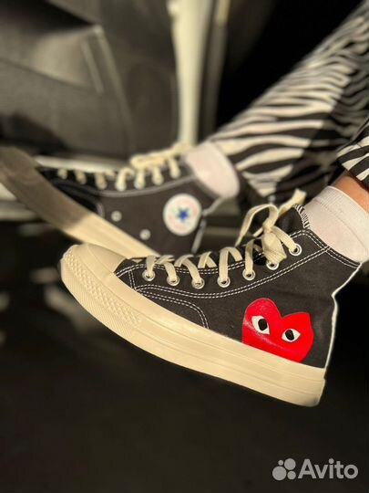 Converse play comme des garcons женские