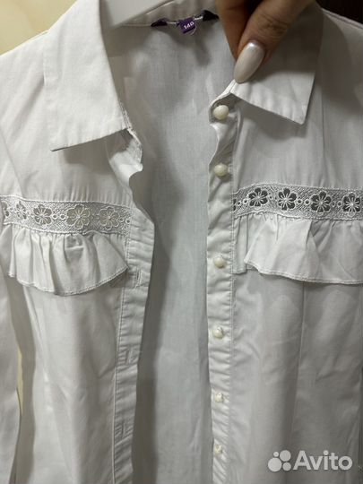 Школьные рубашки для девочек 140