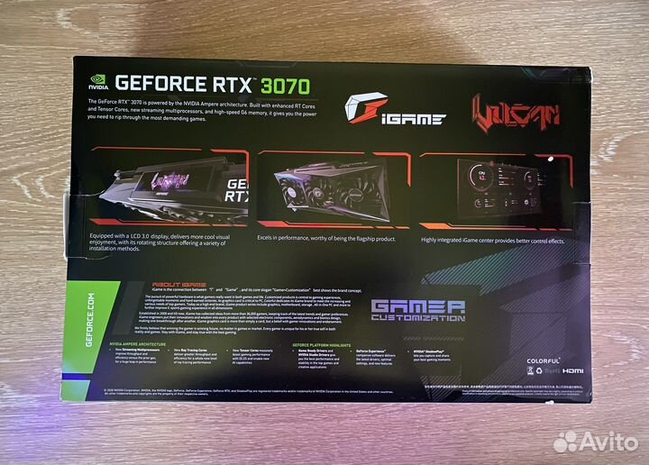 Colorful iGame RTX 3070 Vulcan OC 8GB