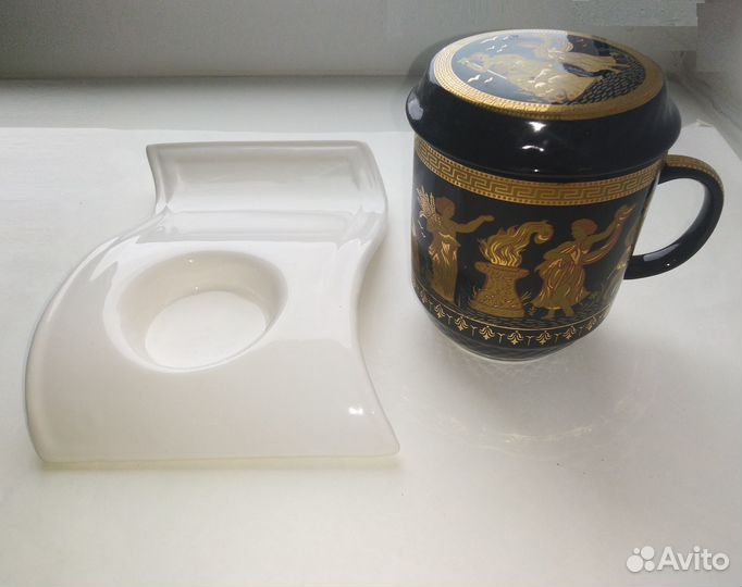 Блюдце, бокал