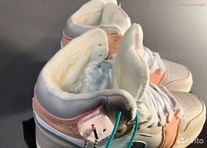 Кроссовки Nike Air Jordan тёплые (Арт.38807)