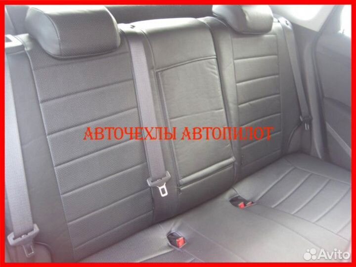 Чехлы Автопилот Opel Zafira B из экокожи чёрные