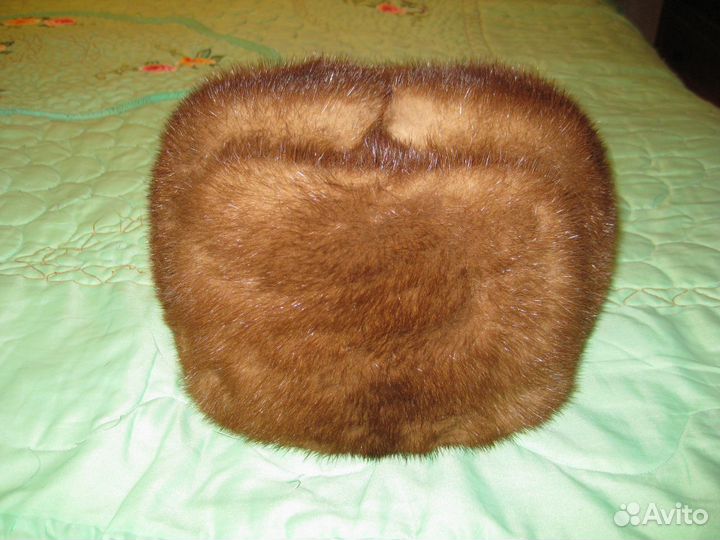 Шапка норковая б/у