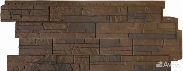 Фасадные панели Grand Line Сланец design plus Орех