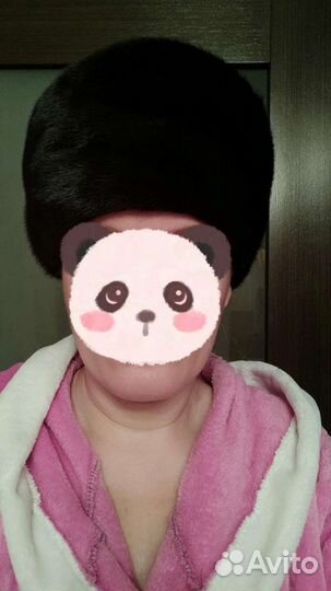 Женская норковая шапка