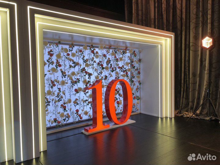 Цифры на день рождения юбилей