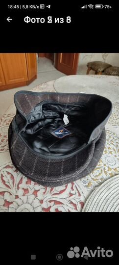 Мужская кепка осенняя