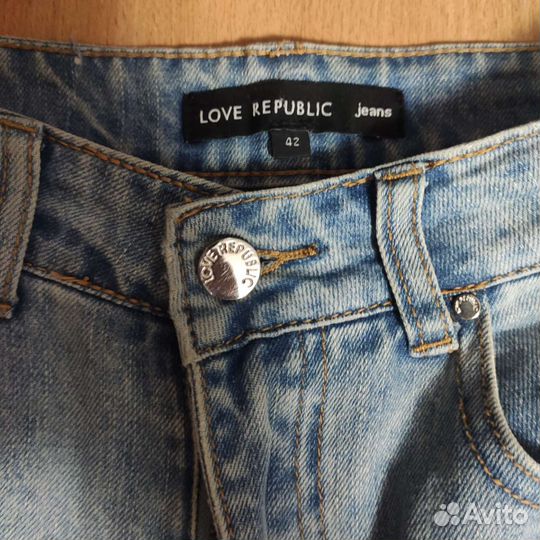 Джинсовые шорты love republic
